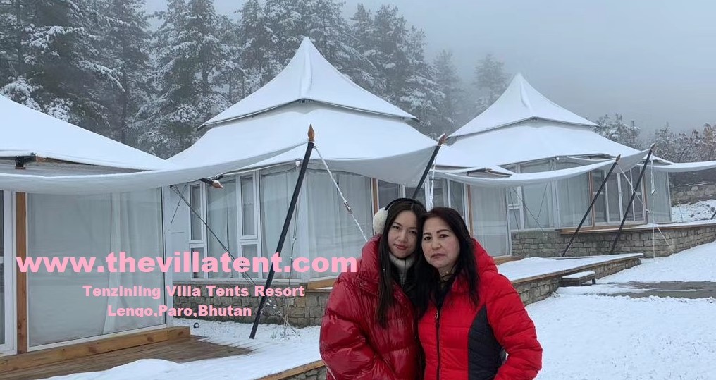 The Ganesha Resort Tent enjoy in Snow  